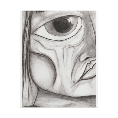 Art Posters - Hand Drawn Eye Sketch Abstract Art